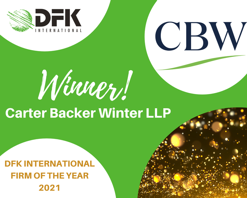  CBW IS AWARDED FIRM OF THE YEAR 